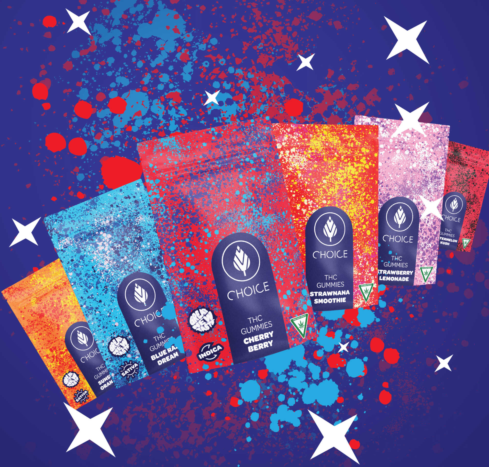 Photograph of product: 100mg : Strawnana Smoothie Chew : Hybrid