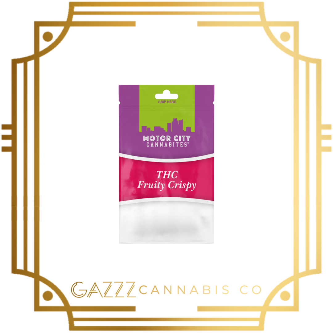 Photograph of product: Edible - Motor City | Crispy Treats 200mg | Fruity