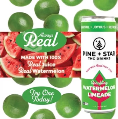 Photograph of product: Sparkling Watermelon Limeade | 5mg
