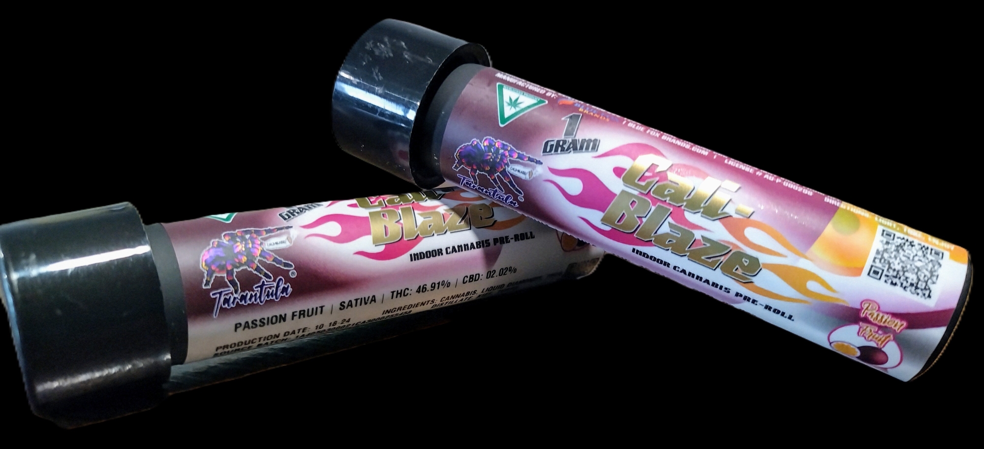 Photograph of product: Cali-Blaze - Passion Fruit 1.2g Infused