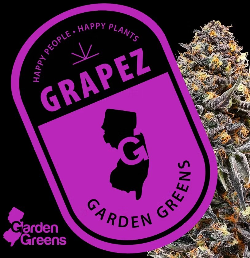 Photograph of product: Garden Greens - Grapez - 3.5g - Flower