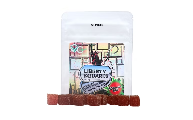 Photograph of product: E139 | VCC Liberty Squares | Watermelon Chilli | 100mg