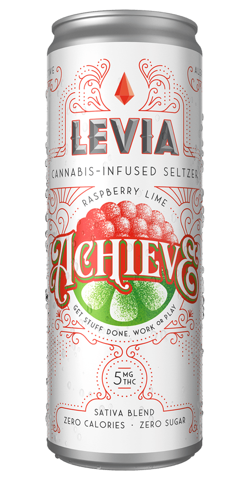 Photograph of product: Achieve I Infused Seltzer 5mg - Levitate