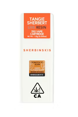 Photograph of product: LIVE RESIN CART - TANGIE SHERBERT (1G)