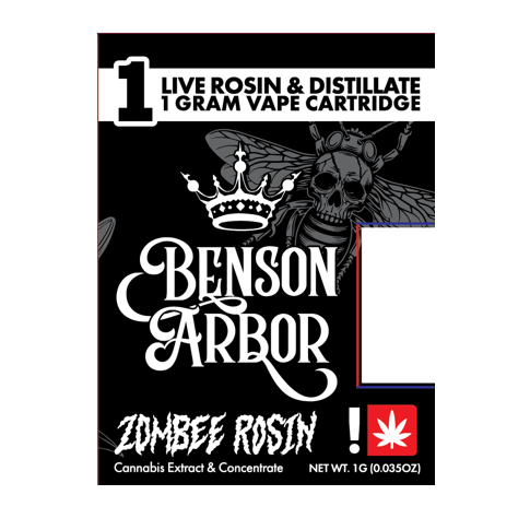 Photograph of Product: Anirado Zombee Rosin Cartridge (Benson Arbor)