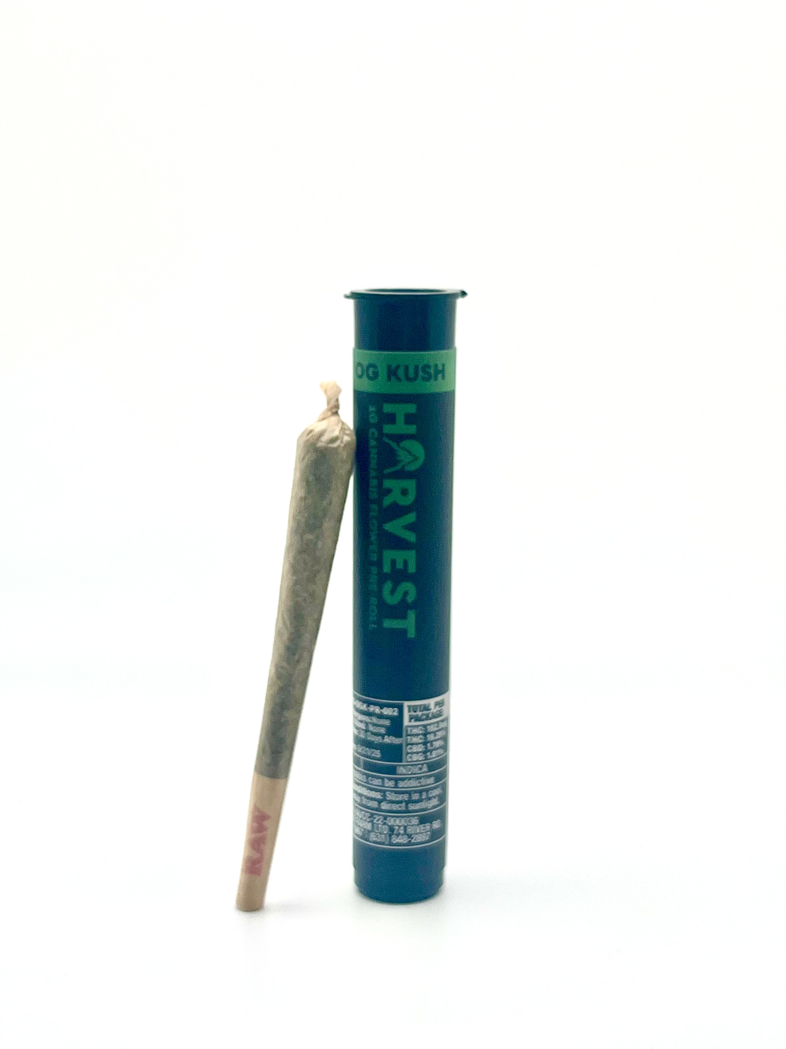 Photograph of product: Harvest | OG KUSH I 1G Preroll