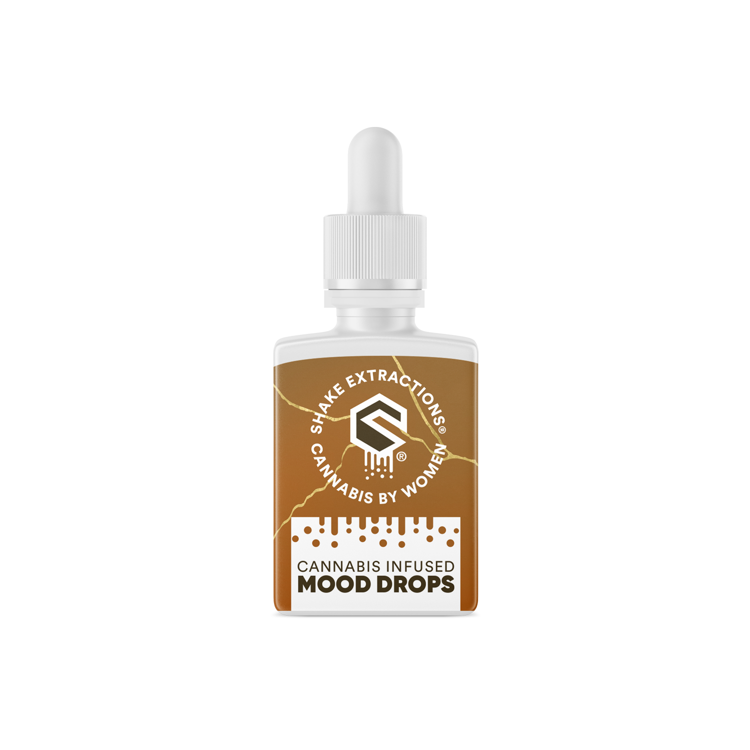 Photograph of product: Shake Extractions: Tincture | 2:1 Mood Drops Cold Brew | 340mg TH-oui | 0.5oz
