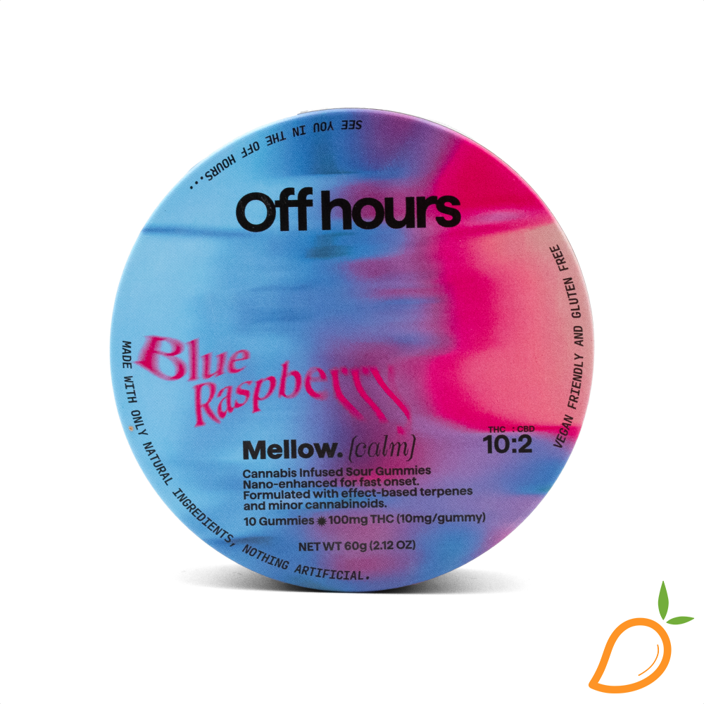 Photograph of product: 100mg Mellow Gummies Off Hours