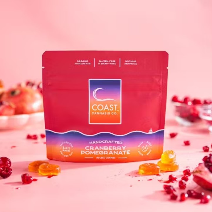 Photograph of product: Gummy - 100mg/20pc - CranPom Sleep 1:1:1 TH-oui:CBD:CBN