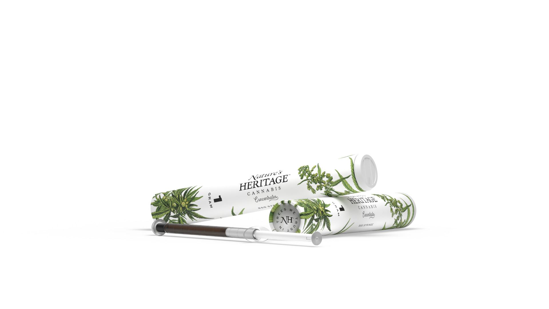 Photograph of product: 2:4:1 TH-oui:CBD:CBN RSO 1g - Nature's Heritage