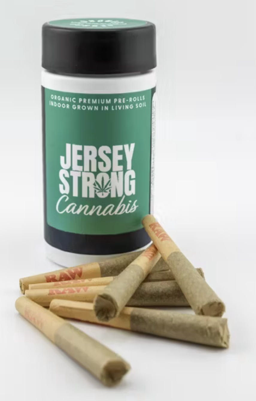 Photograph of product: Jersey Strong Oui'd: Chunkadelic X Emerald Fire OG .5G 7 Pack Pre-Rolls  3.5G -