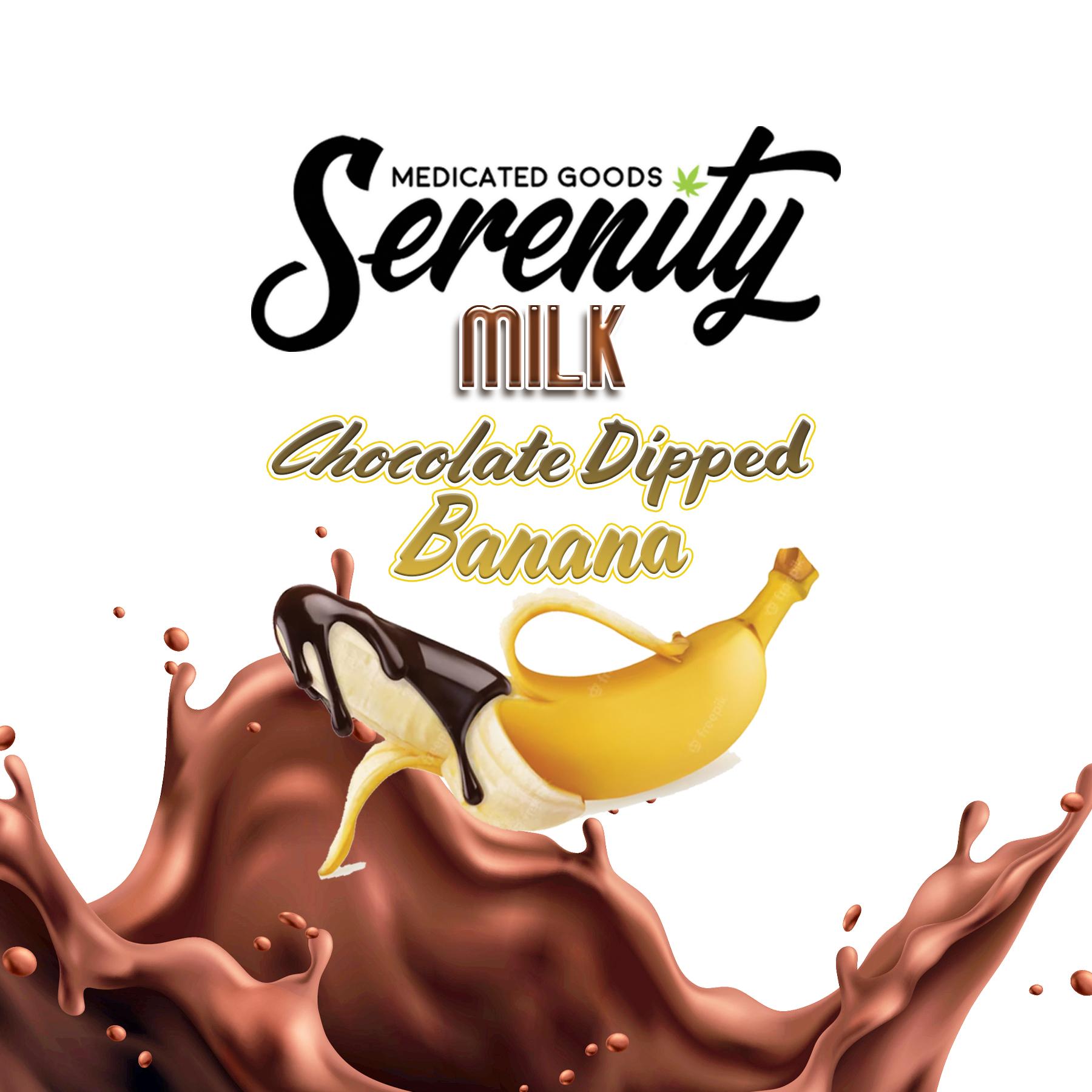 Photograph of product: Serenity Chocolate I Chocolate dipped Banana 100mg