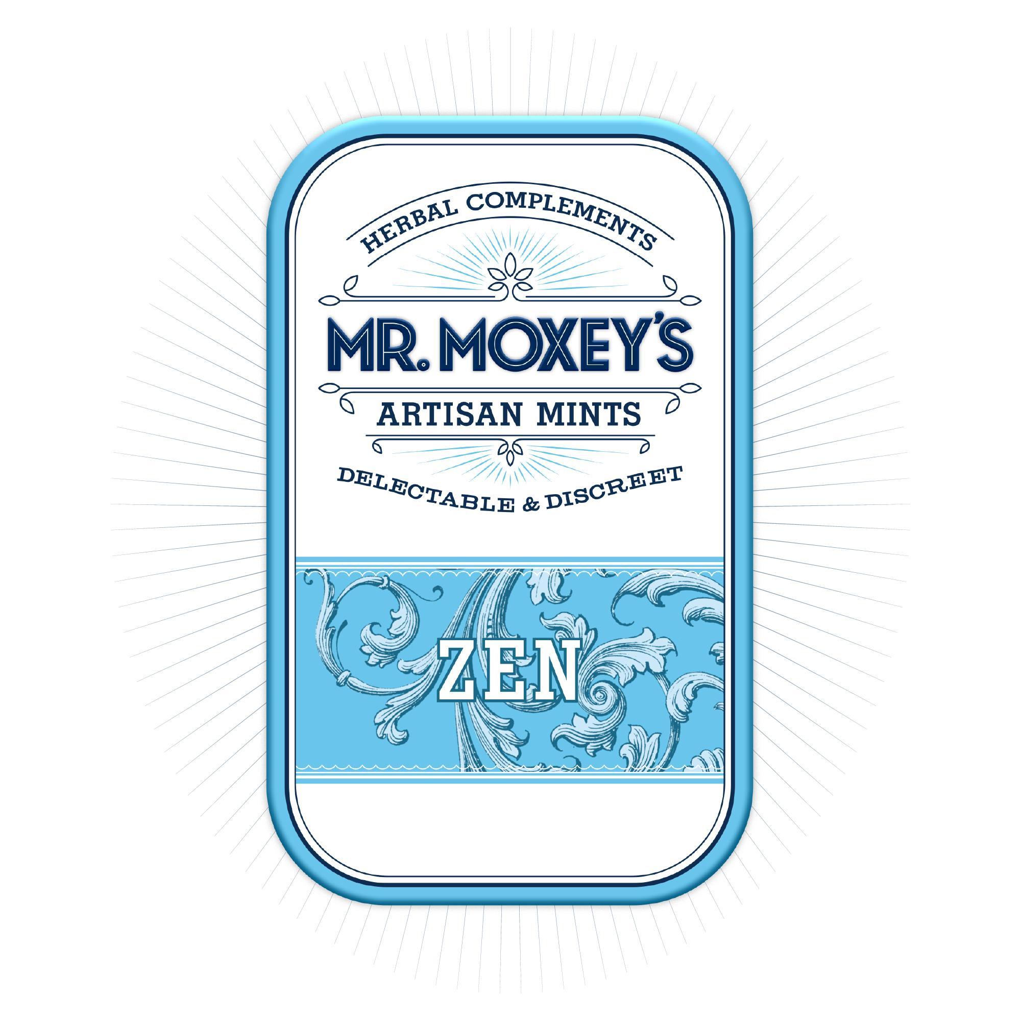 Photograph of product: Mr Moxey's Mints | 25:1 CBD:TH-oui | Zen Peppermint