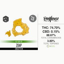 Photograph of product: Shatter 2g Zoap (WLE)