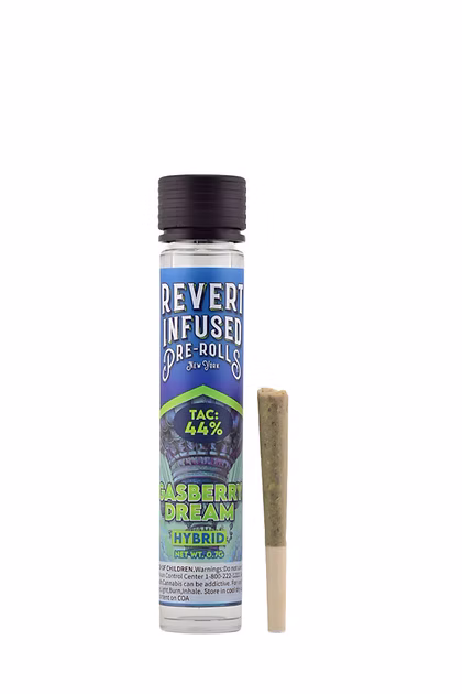 Photograph of product: Revert | Pre Roll | Infused | Gasberry Dream