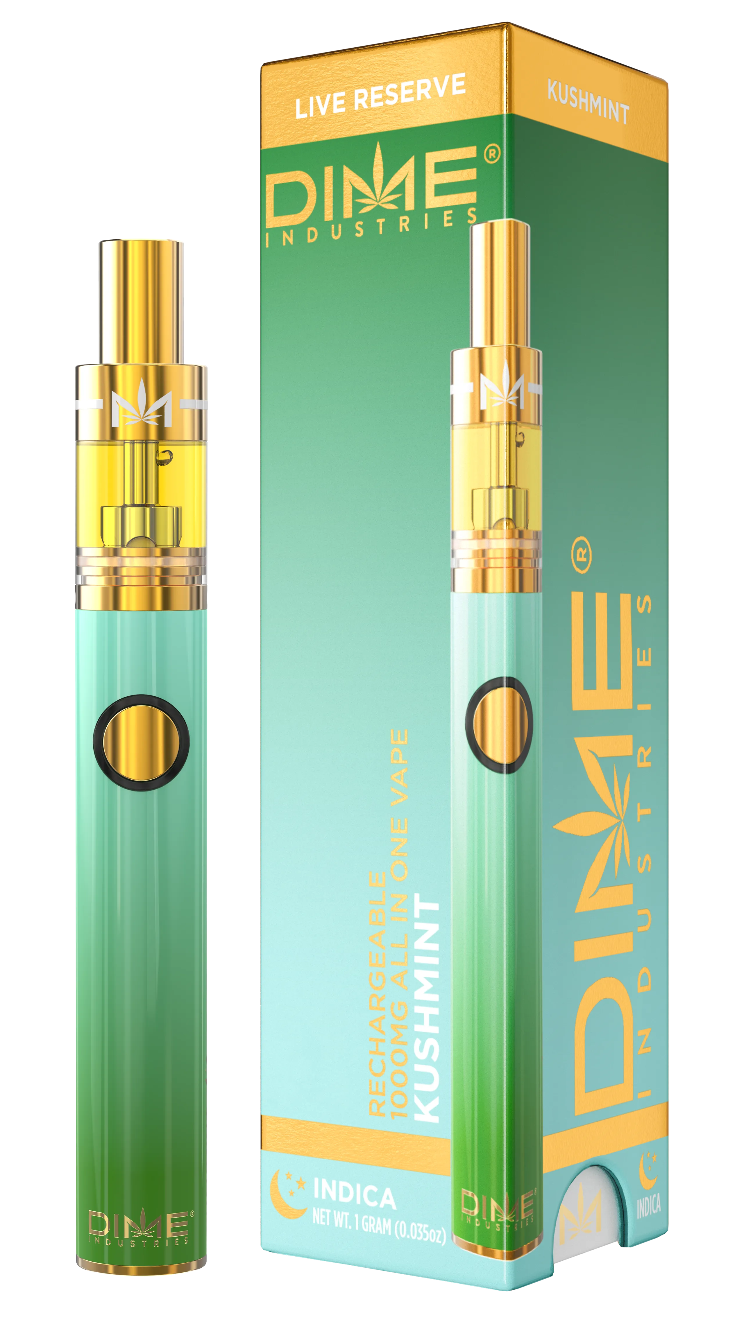 Photograph of product: DIME | Kushmint (H) .9g LR Disposable