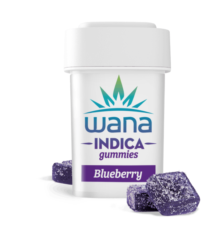 Photograph of product: Blueberry Indica 10mg (10ct) - Wana