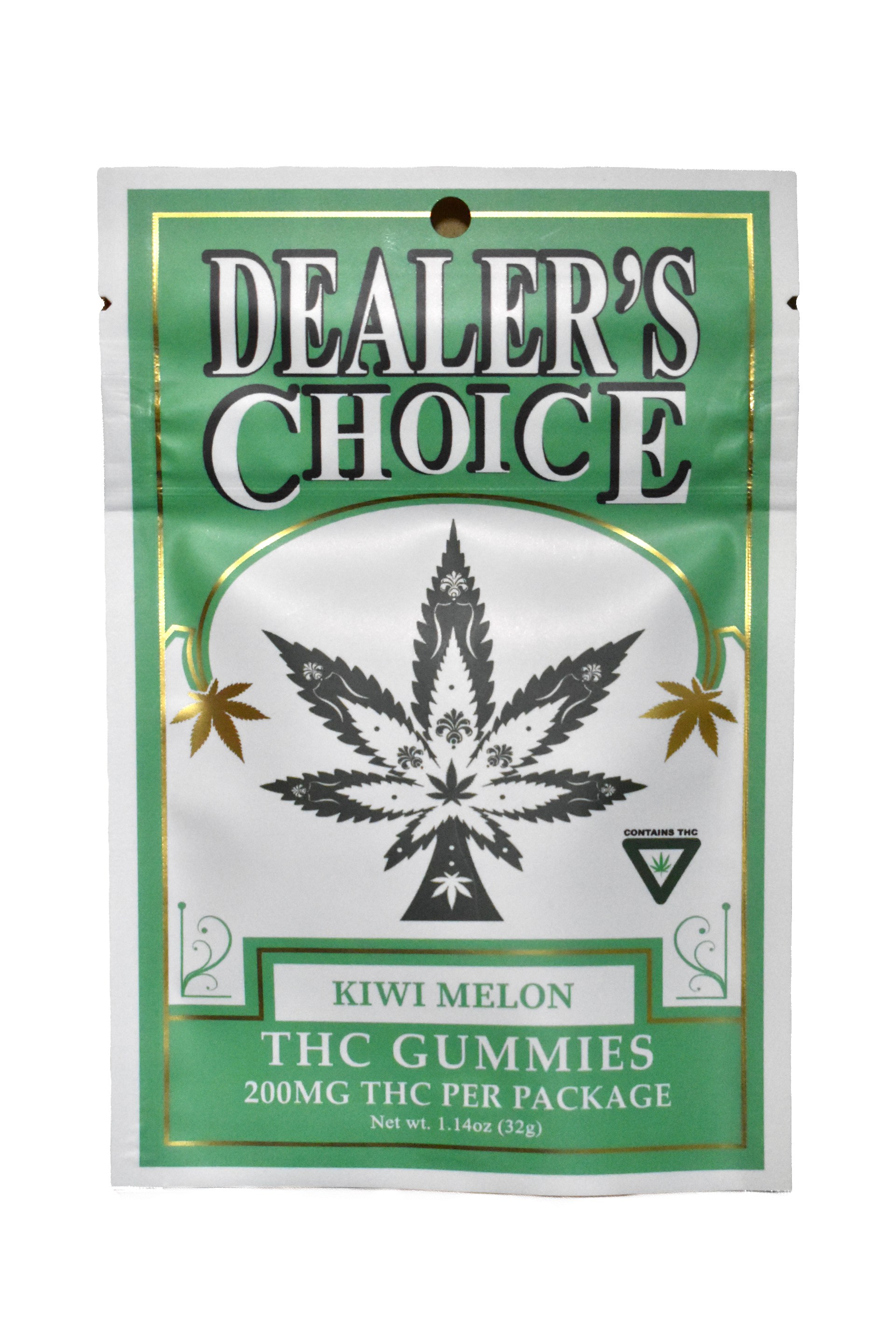 Photograph of product: Dealer's Choice 200mg Kiwi Melon 4pk