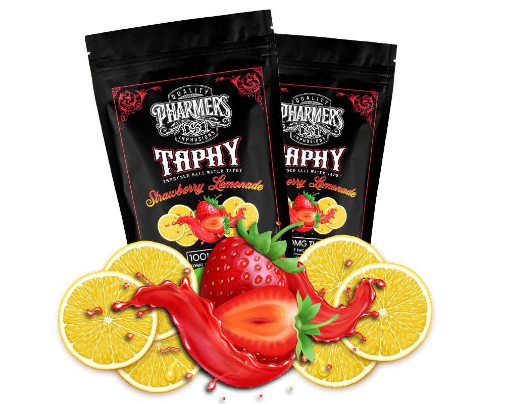Photograph of product: Strawberry Lemonade Taphy 100mg