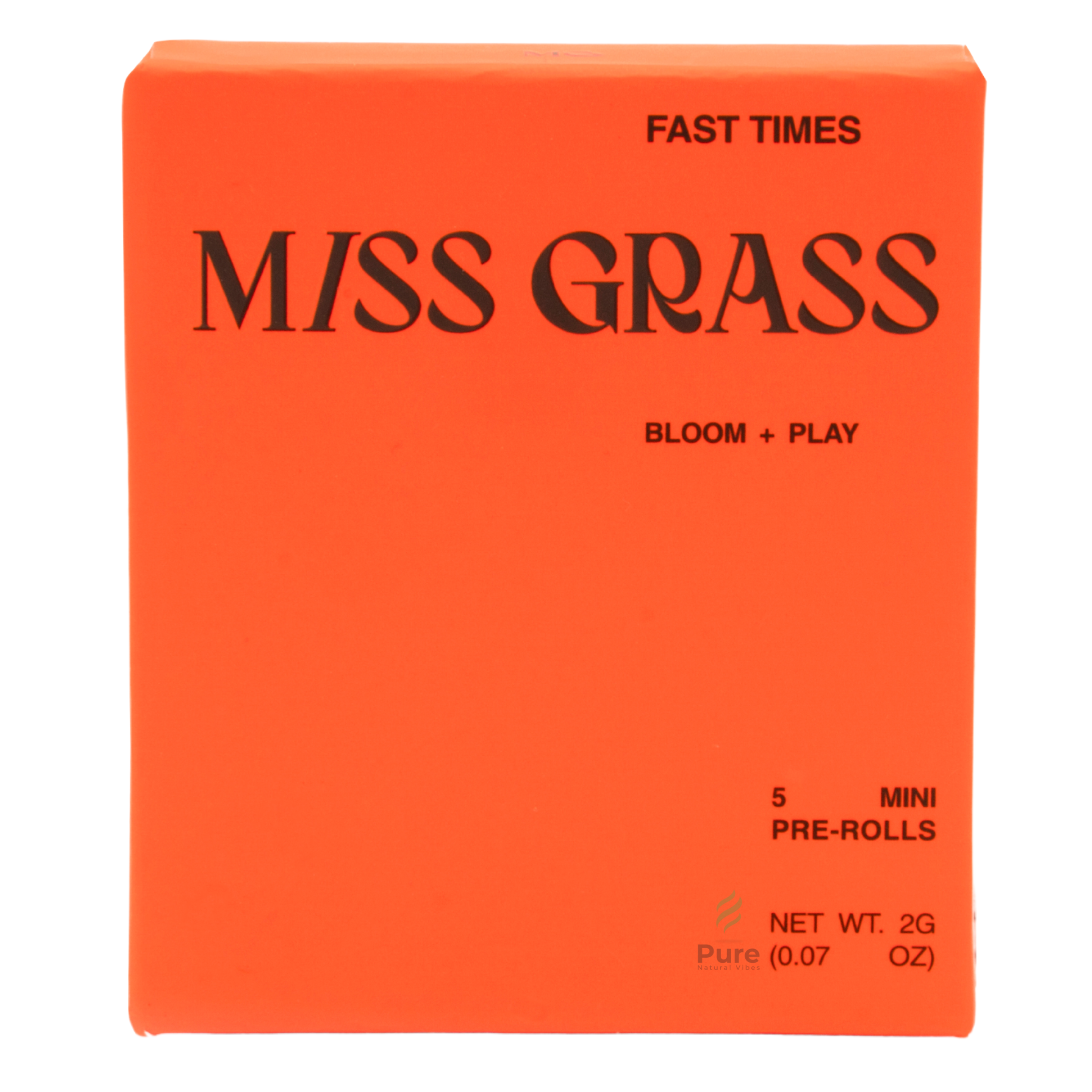Photograph of product: Miss Grass | Pre-Roll Pack | Fast Times - 5pk | 2.0g