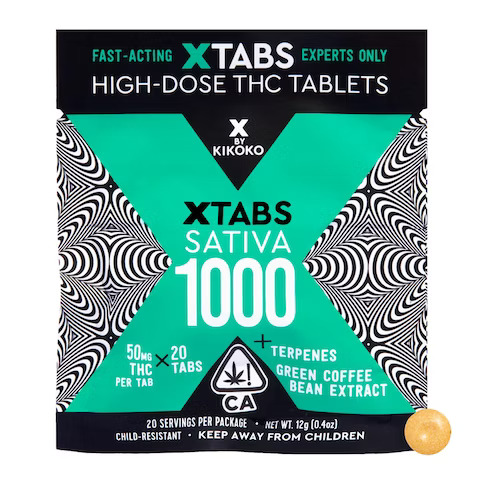 Photograph of product: Kikoko - Tablets - X Tabs - S - Sublingual - 20ct