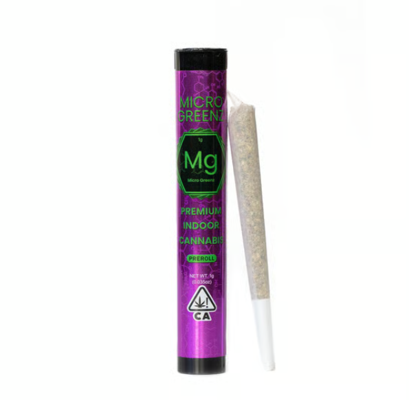 Photograph of product: Micro Greenz - Preroll - Cherry Pie x Grape Jelly - 1G