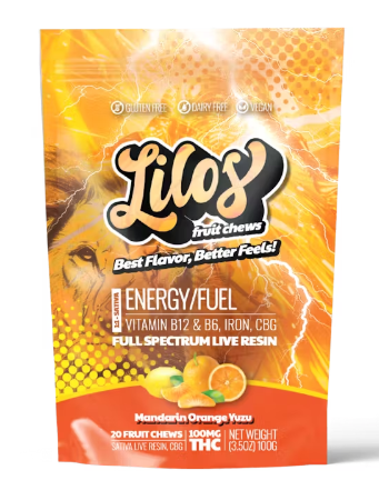 Photograph of product: Mandarin Orange Yuzu | Live Resin Gummies | 100mg