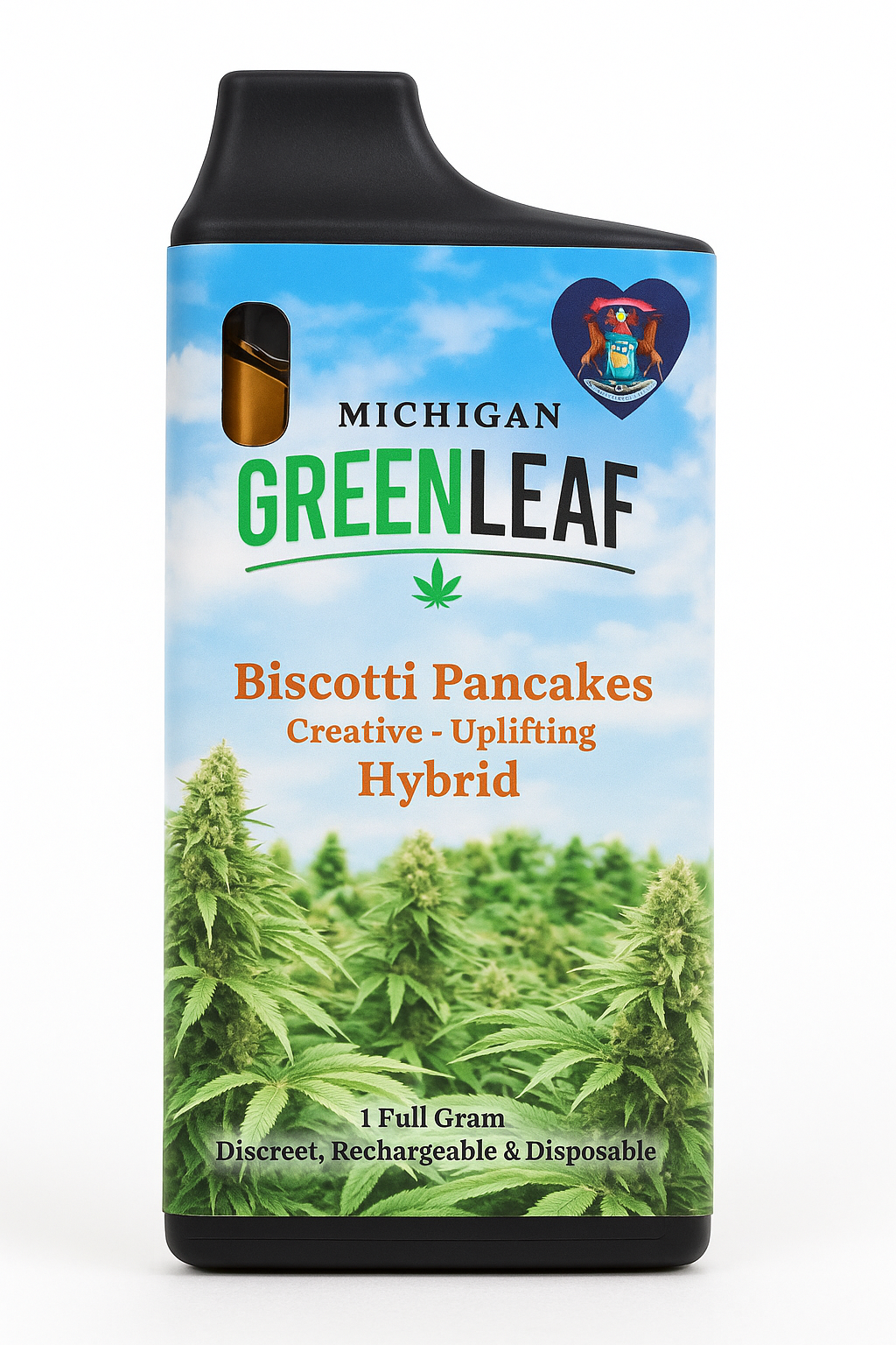 Photograph of product: Biscotti Pancakes | 1G Disposable Vape