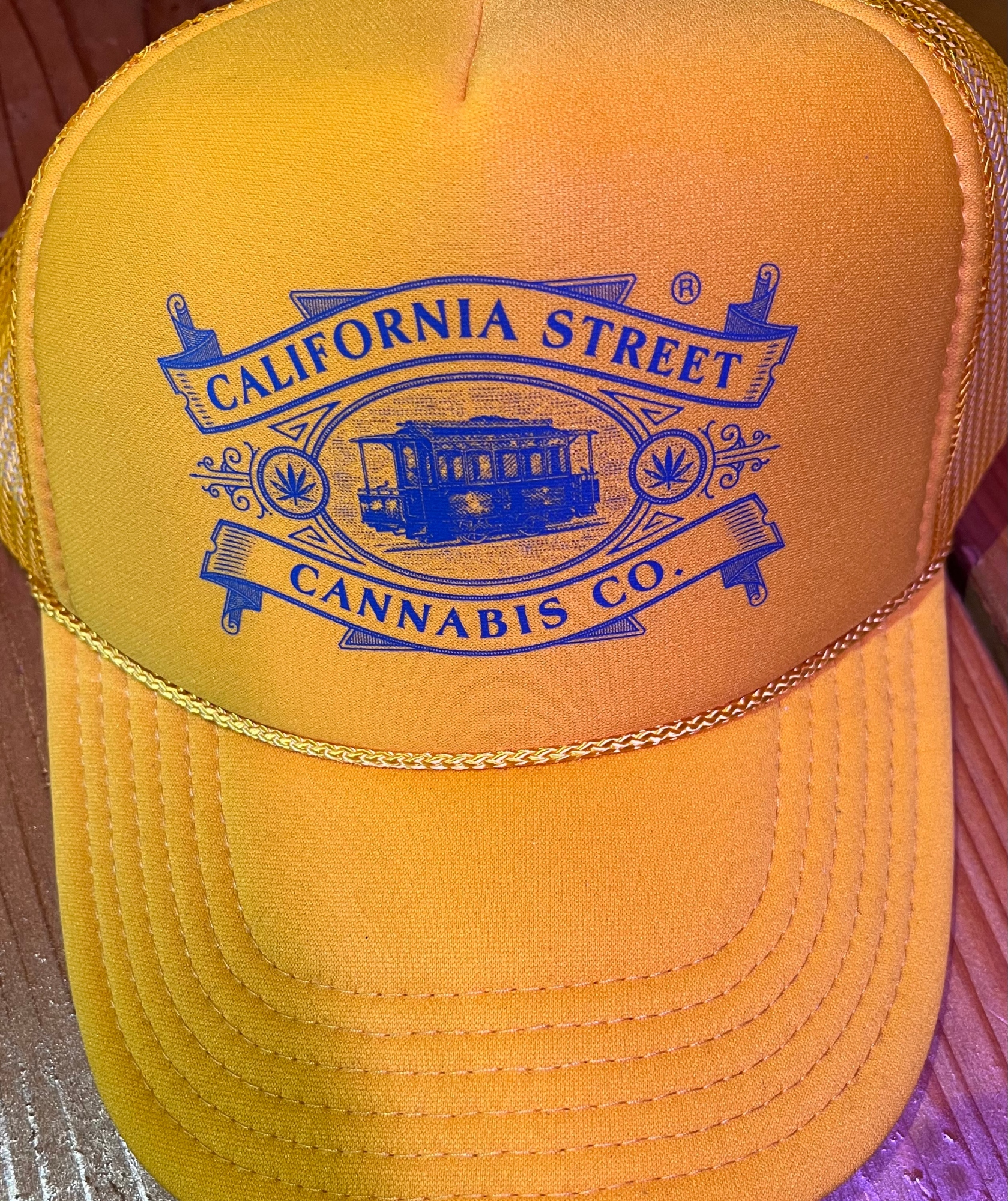Photograph of product: CSCC Trucker Hats (Yellow)