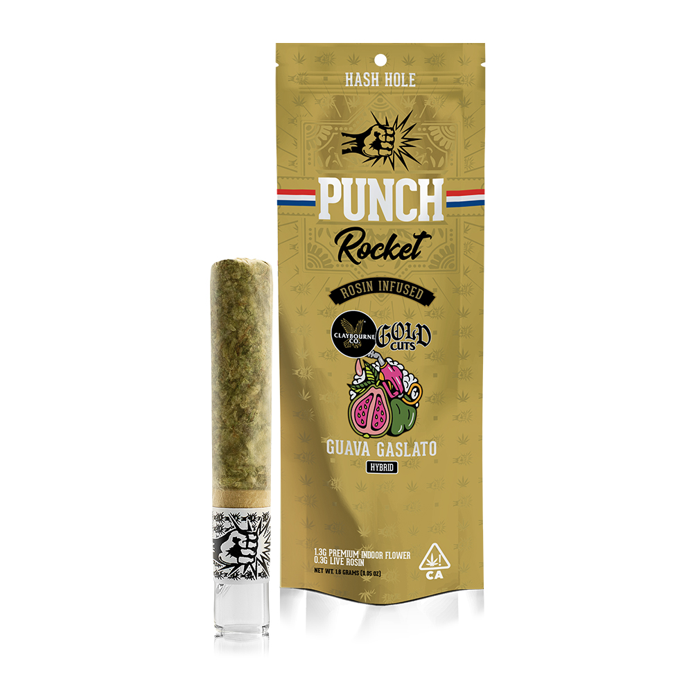 Photograph of product: 1.6G - INFUSED - ROCKET - GUAVA GASLATO x GARLIC COOKIES