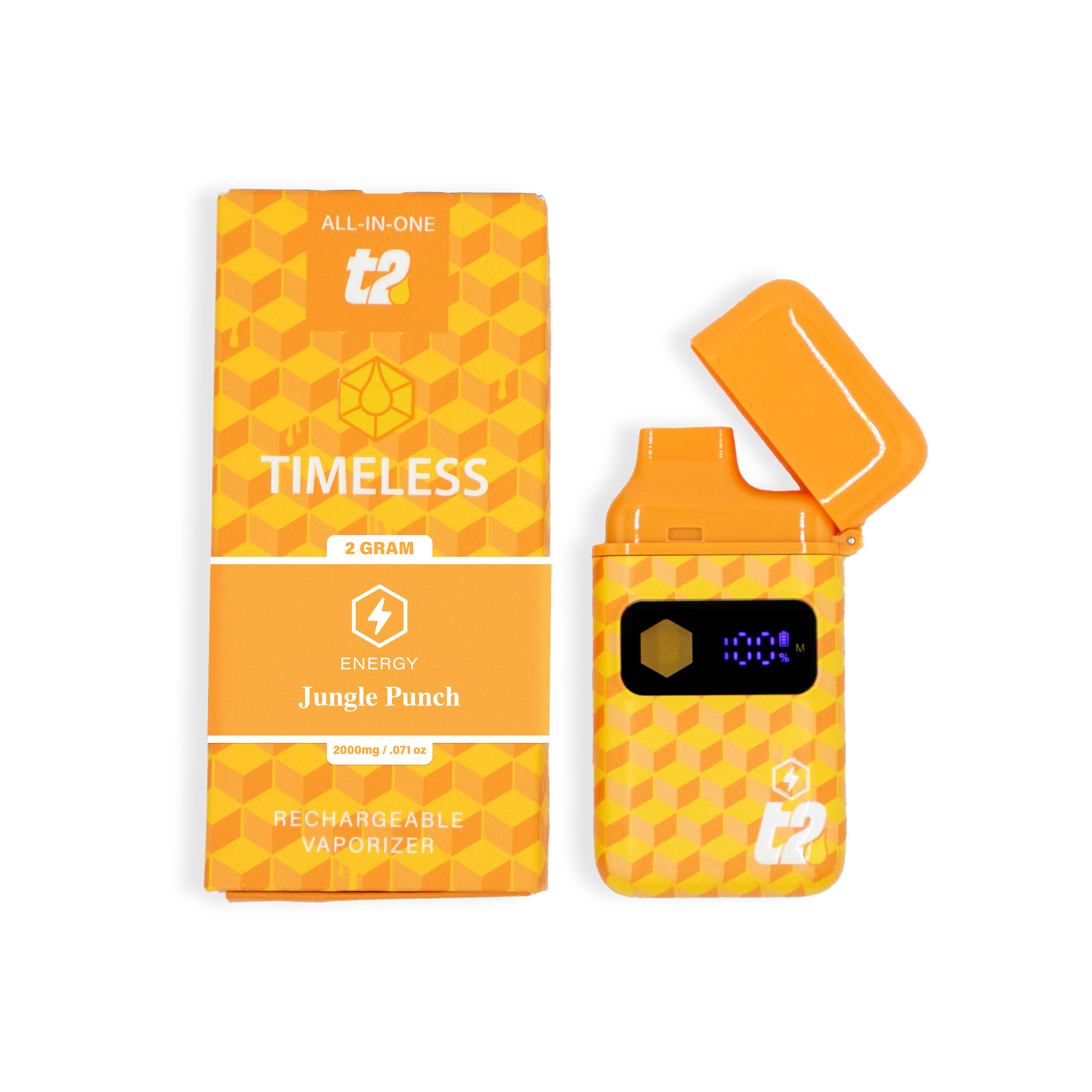 Photograph of product: Jungle Punch Energy AIO Cartridge | 2G