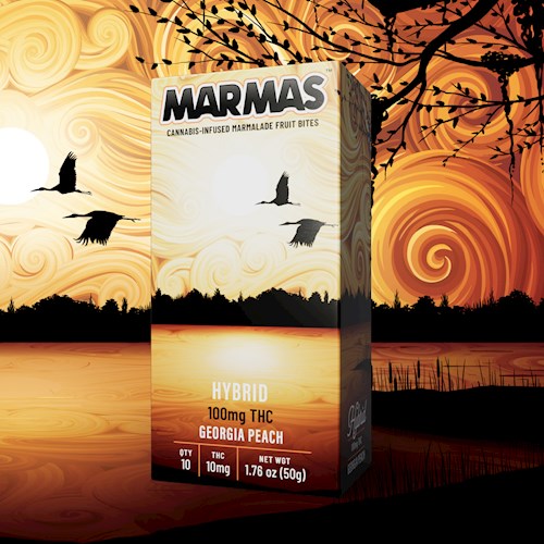 Photograph of product: Marmas Georgia Peach (S) 10pk(TH-oui:100MG)