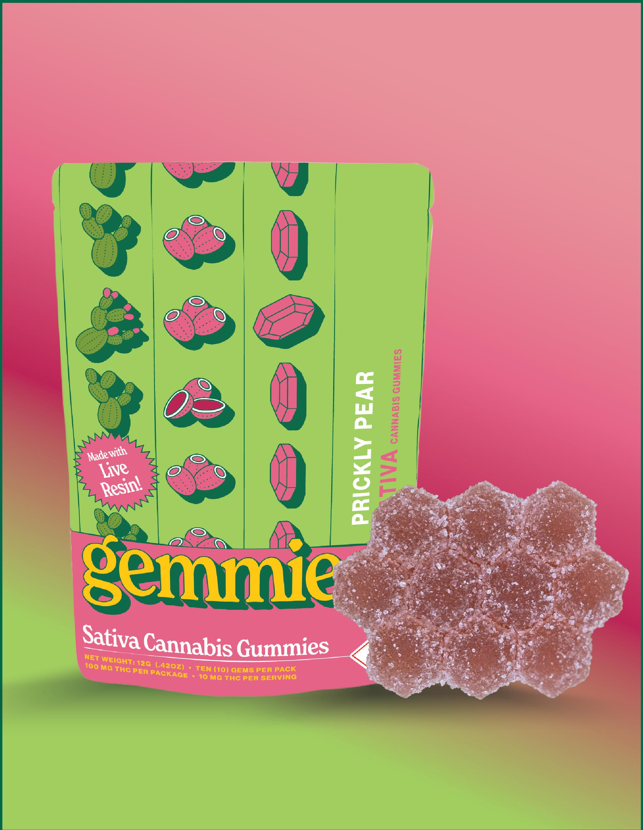 Photograph of product: Higher Culture - Prickly Pear | 10pk x 10mg |  Live Resin Gummies (Copy)