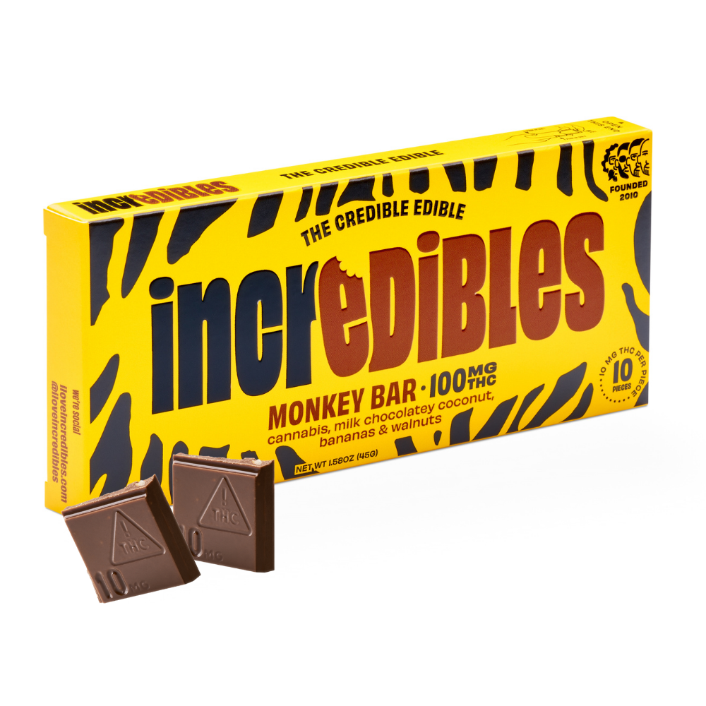 Photograph of product: IncrEdibles Monkey Bar 100mg