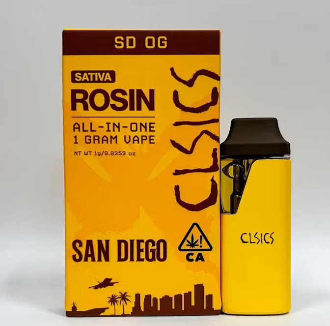 Photograph of product: CLSICS Live Rosin All In One 1g SD OG