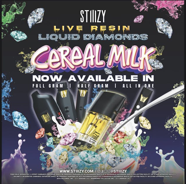 Photograph of product: Cereal Milk LQD Disposable (1g) - 