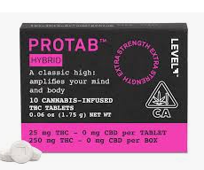 Photograph of product: 10ct/25mg ProTab (Hybrid)