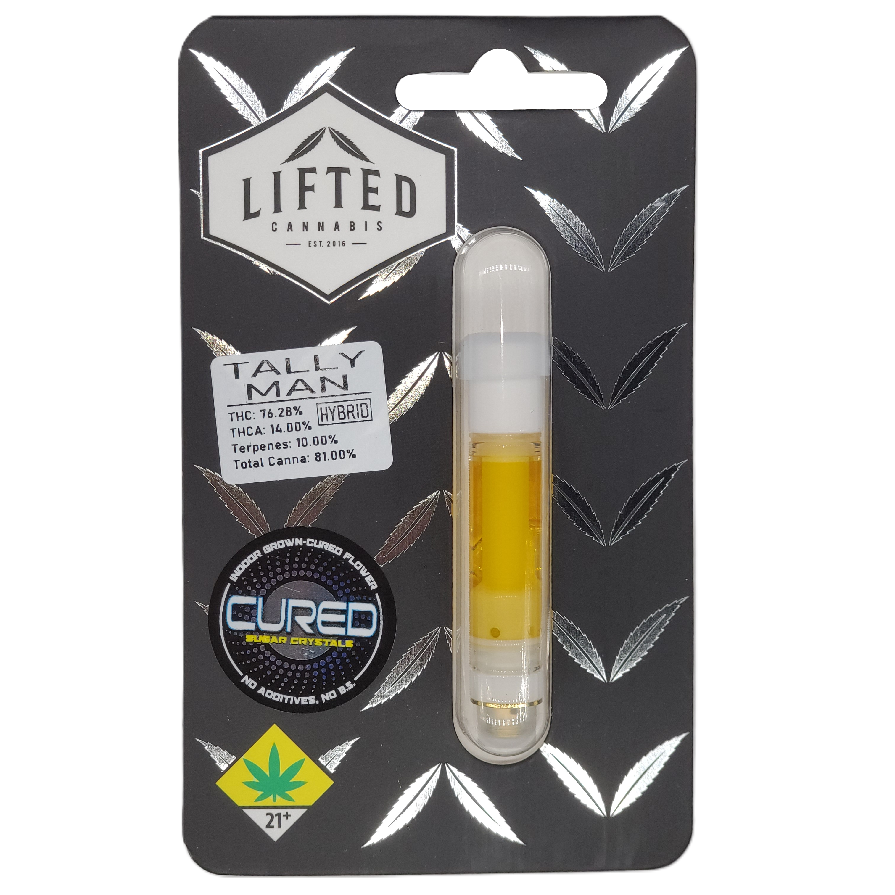 Photograph of product: Lifted VAPE Tally Man Cured Cart 1g
