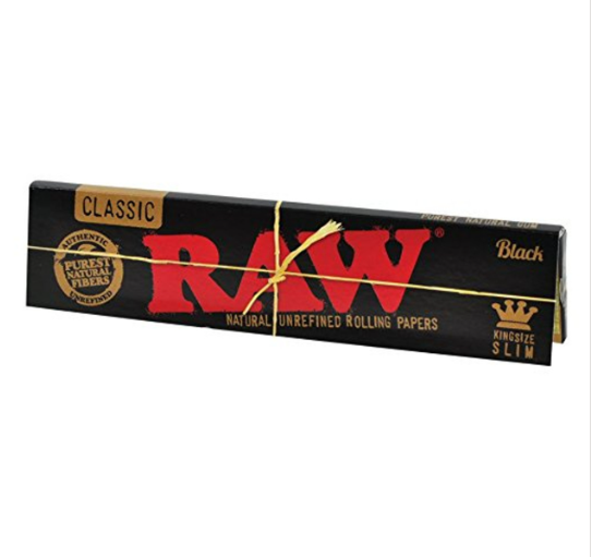 Photograph of product: Classic Black Papers, King Size Slim
