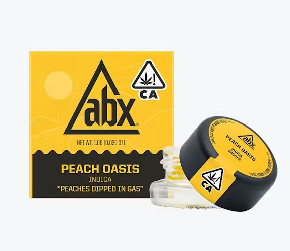 Photograph of product: ABX Peach Oasis Indica Badder 1g