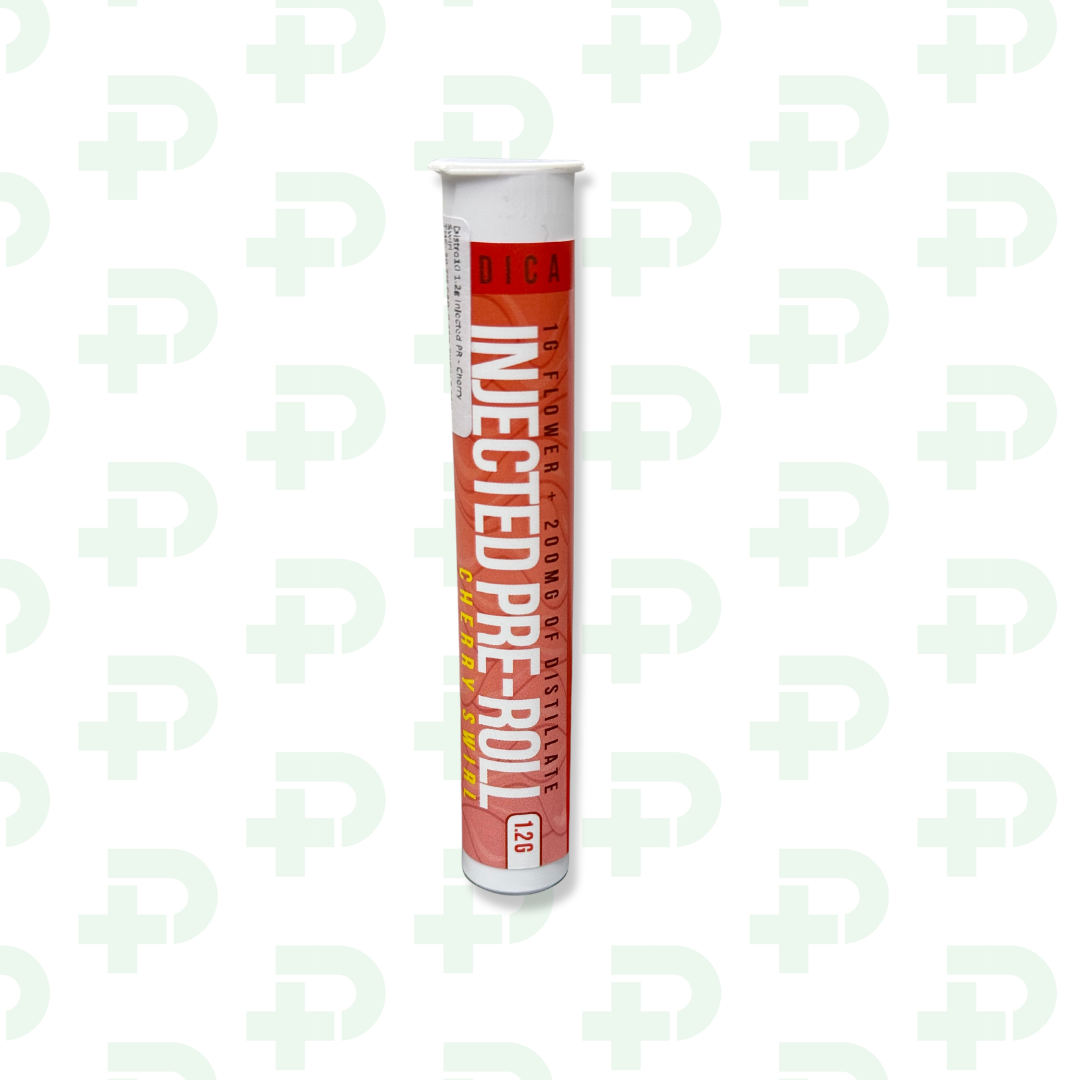 Photograph of product: Distro 10 Infused Preroll - Cherry Swirl