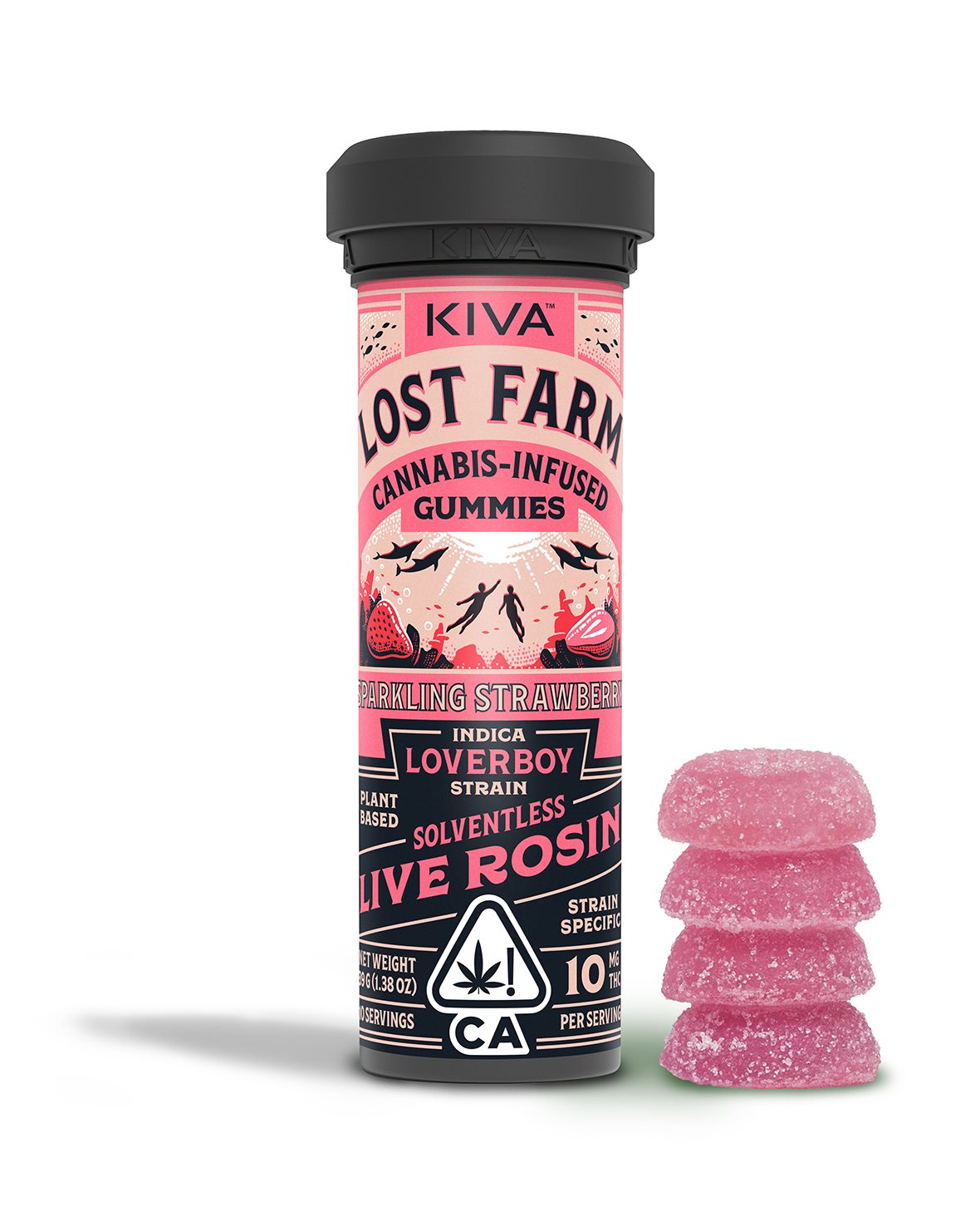 Photograph of product: GUMMIES - LF - LR - PINK PINEAPPLE - SOUR DREAM