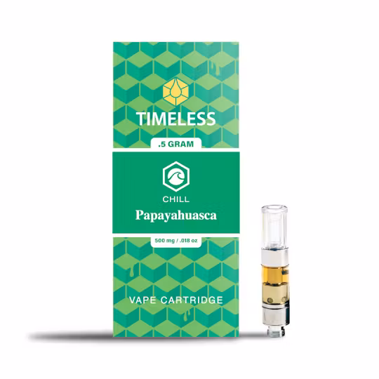 Photograph of product: Timeless Papayahuasca (H) Cartridge 0.5g