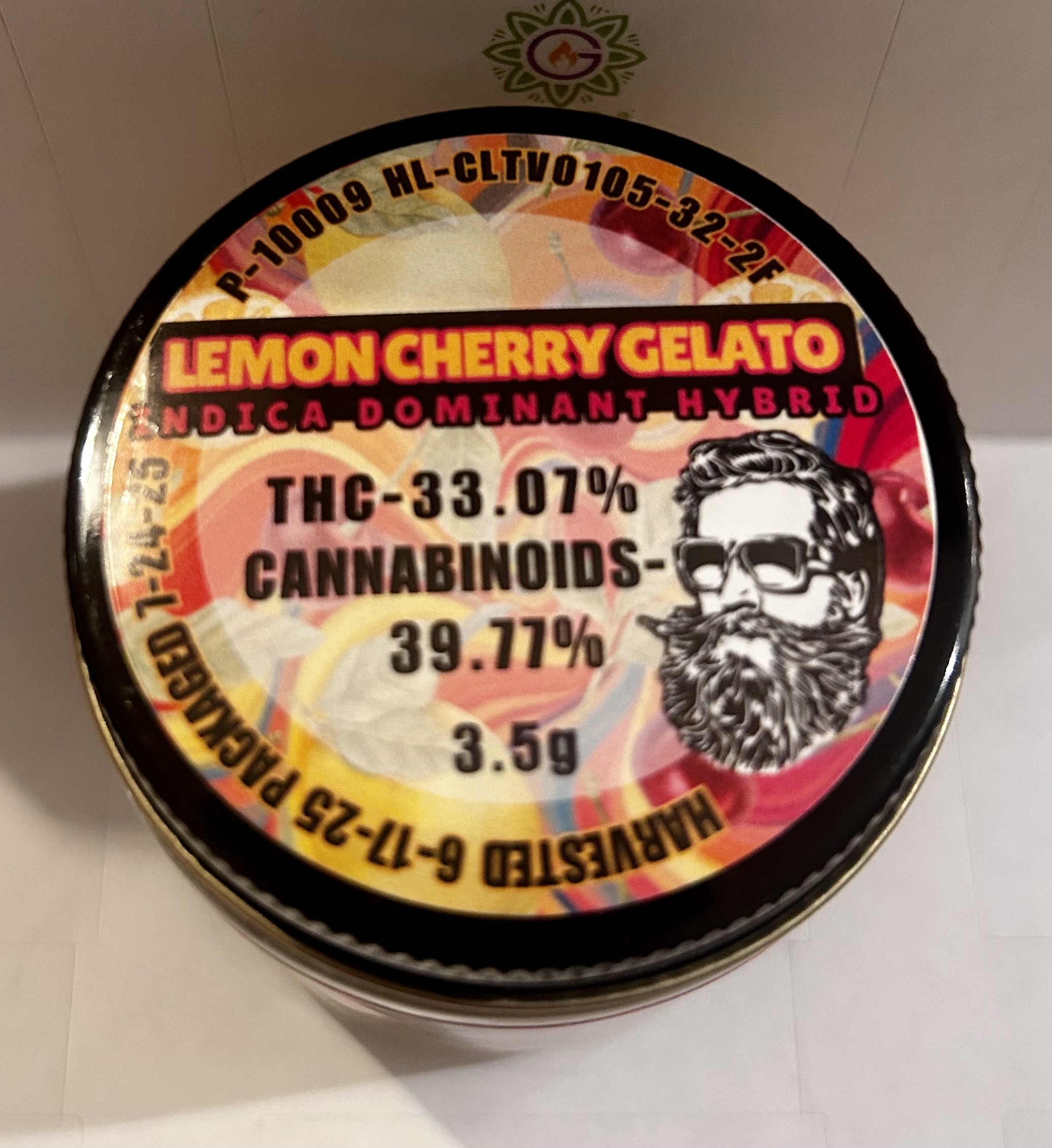 Photograph of product: Lemon Cherry Gelato - 3.5g