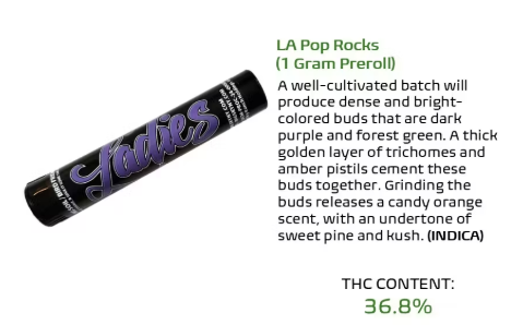 Photograph of product: La Pop Rocks 1g