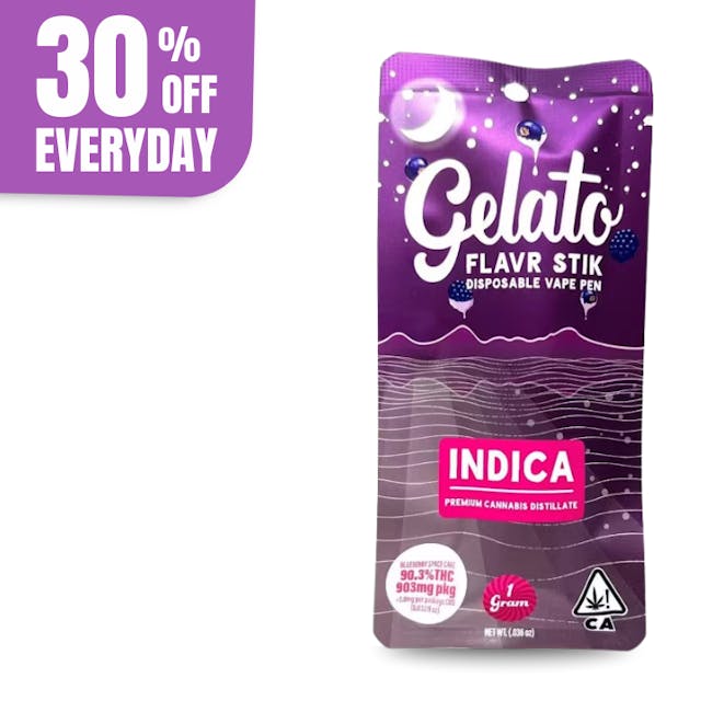 Photograph of product: Gelato Flavr Stick | 1g - Biscotti - AIO - Oui'd - 