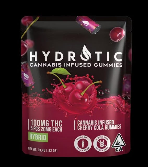 Photograph of product: Cherry Cola Gummies 100mg - Gummies