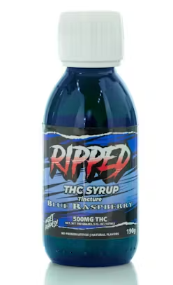 Photograph of product: Blue Raspberry TH-oui Syrup - 500mg