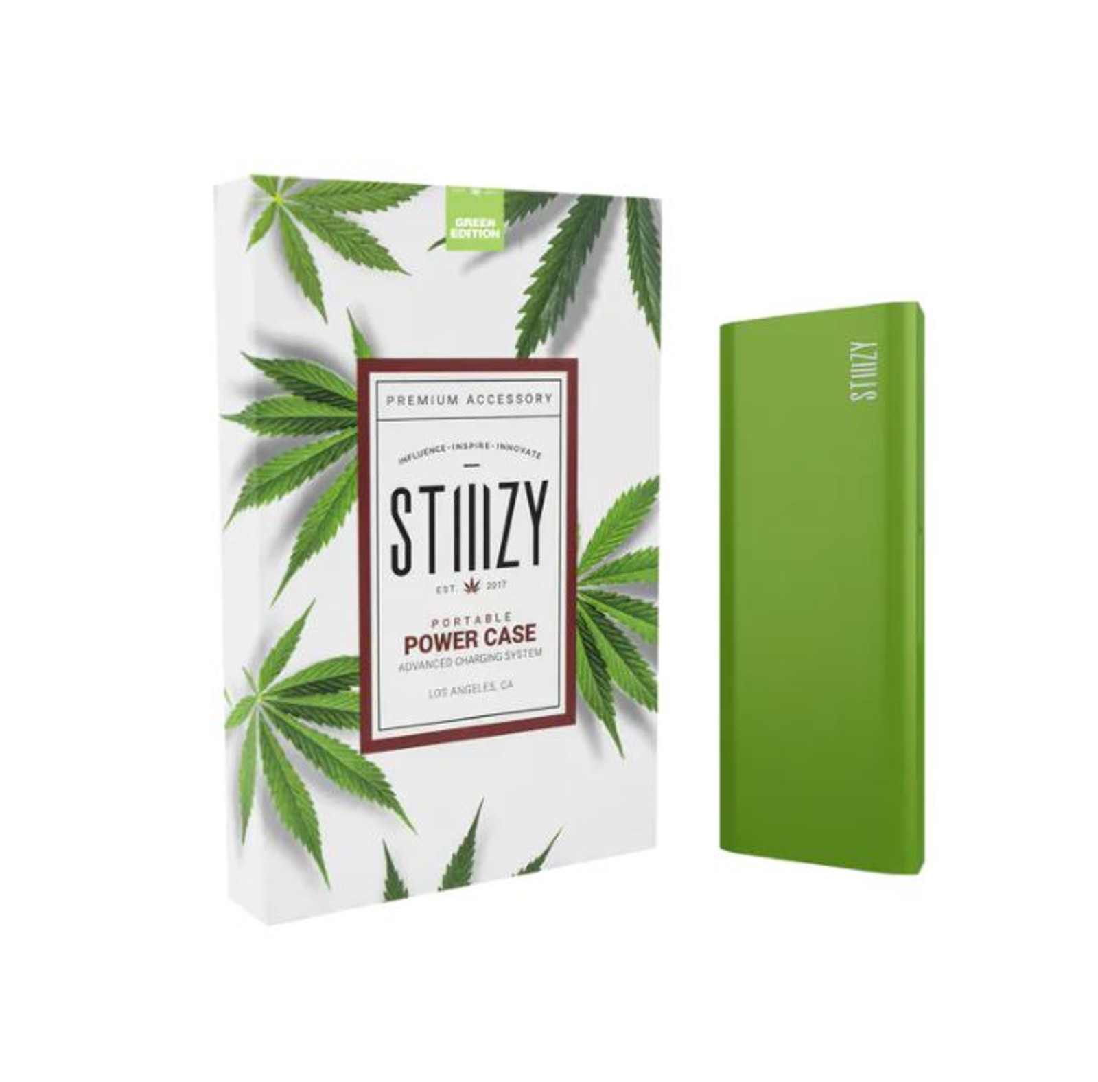Photograph of product: Stiiizy Portable Charging Case - Green