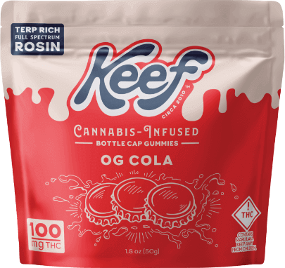 Photograph of product: Original Cola Gummies 100mg (10-Pack | 10mg Each)